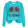 thumbnail image 2 of 2025 under$5.00 Christmas Autumn Tops for Women,Christmas Women's Hooded-less Sweatshirts Under $10,Christmas Blouses for Women 2025 - Sky Blue XL, 2 of 4