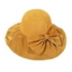 thumbnail image 5 of Sombrero de ala ancha para mujer, sombrero protector de viaje, sombrero de verano, gorra de pesca para Amarillo jengibre, 5 of 9