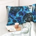 thumbnail image 6 of Disketp Pillow Covers Turtle Pattern Throw Pillow Case Cushion Covers,Cushion For Bedroom,Couch,Home-16"X24", 6 of 9