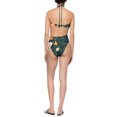 thumbnail image 2 of Biekopu Women 2 Pieces Swimsuits,Floral Print Tie-Up Halter Neck Sleeveless Backless Padded Romper Bikini Skirt Set, 2 of 8