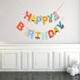 thumbnail image 3 of Conjunto de tarjeta de papel de arcoíris Injueey 1 Uds. 16,4 pies cartel de cumpleaños decoración, 3 of 6