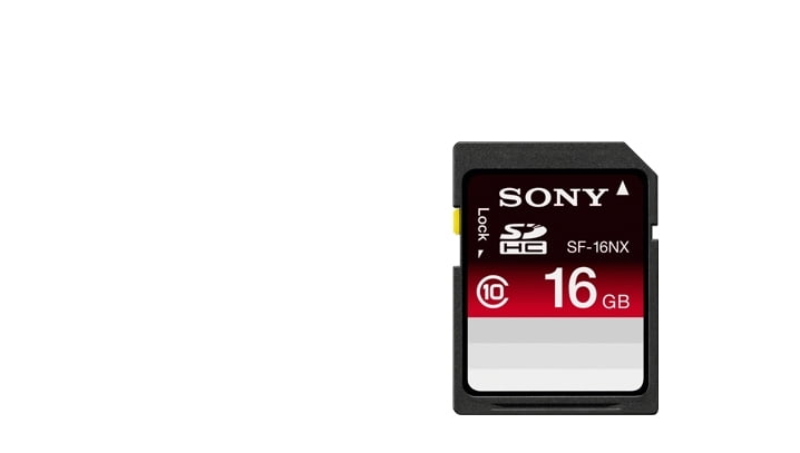 Sony SF16NX//TQM 16GB SDHC Class 10 Memory Card