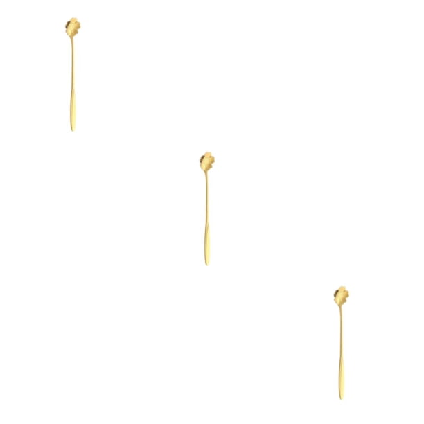Matsuzay Cuchara de té de acero inoxidable para el hogar, restaurante, café, jugo, condimento, helado, cucharilla, utensilio de cocina tipo 11 Type1 NO1