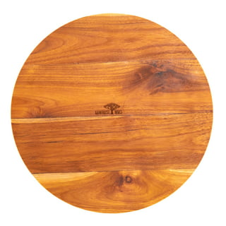 20” Round Wood Board - Walnut