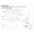 thumbnail image 2 of Gourmetier GKTDF30209 Uptowne 30" Stainless Steel Apron-Front Double Bowl Farmhouse Kitchen Sink with Strainers x 2, Brushed, 2 of 5