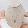 thumbnail image 3 of Mom and Three Daughters, Ballet Slippers Necklace, Stainless Steel, 16 Inches, 3 of 5