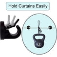 thumbnail image 6 of ThrottleT-Magnetic Curtain Rod Bracket-NO Rod , Towel Bar Bracket , No Drill Curtain Rod Holder for Poles of 0.4~0.86 Inch (Black X 8), 6 of 13