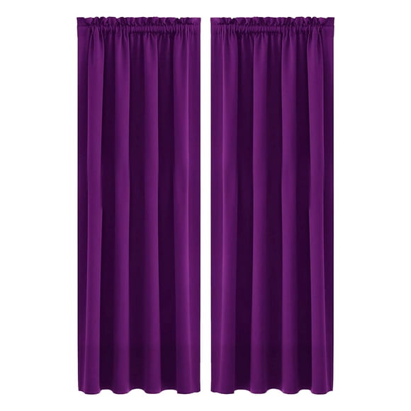 Fiudx Cortinas de Seda, Cortinas Aislantes de Bajo Consumo, Paneles Opacos Que Reducen El Ruido, Diseño Moderno de Fácil Instalación, Ideales para Dormitorios y Cocinas, Ideales para Dormir Mejor.