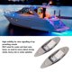 thumbnail image 3 of Luces De Navegación Para Barcos, Luces De Caída De Lágrima De Proa De Navegación Impermeables De Alta Visibilidad, 1 Par De ángulo De Haz De 120 Para Barcos, 3 of 7