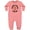 Mauve, variant on Grammy and Poppop Love Me Bear Baby Fleece Romper