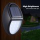 thumbnail image 2 of Lámpara de pared de luz solar 10LED IP65 Iluminación exterior resistente al agua para yeacher Lámpara al aire libre, 2 of 7