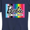 thumbnail image 3 of Barbie Pride - Own Your Unique - Women's Short Sleeve Graphic T-Shirt, 3 of 5