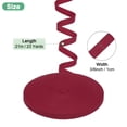 thumbnail image 3 of Uxcell Cotton Twill Tape 3/8 inch 23 Yards Cotton Twill Ribbon Bias Binding Tape Herringbone Webbing Trim Dark Red, 3 of 6