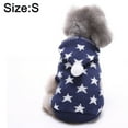 thumbnail image 2 of Halloween Pet Clothing Dog Sweater Dog Hooded Sweater Star Pattern Sweater, 2 of 5