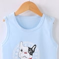 thumbnail image 5 of Fengactive Unisex Baby Sleeveless Tank Triangle Bodysuit Cute Print Soft Cotton Round Neck Snap Crotch Summer Infant Romper Onesie, 5 of 5