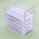 thumbnail image 5 of Guardurnaity Extensión de pestañas postizas, caja de almacenamiento, caja de pestañas, tocador de viaje portátil, soporte organizador, bandeja Pestañas postizas Rosa roja, 5 of 6