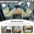 thumbnail image 3 of Uorisanigo RV Dinette Cushions Covers, Sunflower Printed Seat Cover Camper Cushion Cover Dinette Booth Seats Include 1 Backrest & 1 Bench Covers, Stretch Fabric Sofa Seat Slipcovers, 3 of 7
