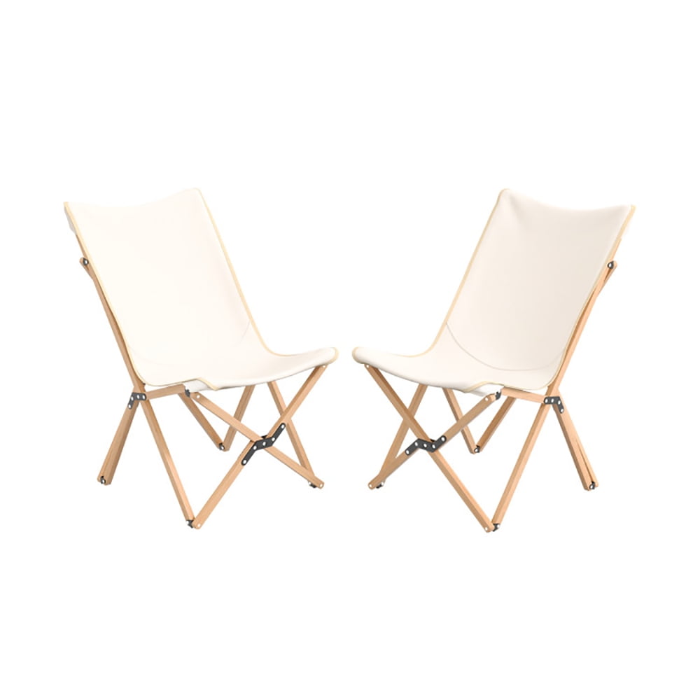 Aimee Lii Set of 2 Bamboo Dorm Chair with Storage Pocket for Camping and Fishing, Portable Chairs for Adults, Comfy Outdoor Chair, Beige Aimee Lii Set of 2 Bamboo Dorm Chair with Storage Pocket for Camping and Fishing, Portable Chairs for Adults, Comfy Outdoor Chair, Beige