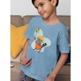 thumbnail image 2 of Raccoon With A Sword T-Shirt Toddler -Image by Shutterstock,  3 Toddler, 2 of 4