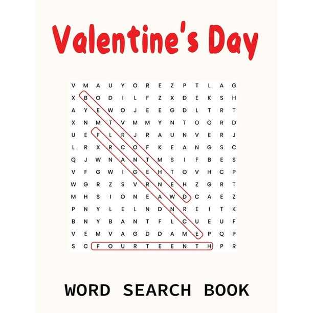 valentine s day word search book large print word search puzzle book 500 puzzles book for adults and teens valentine s day gift for kids and adults for women girl birthday present gifts for him
