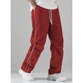 thumbnail image 3 of Pantalones deportivos ZAFUL Parachute Y2k Baggy para hombre, color rojo XXL, 3 of 6
