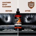 thumbnail image 6 of European Leather Care Leather Spot Cleaner 8 oz Car Leather Cleaner and Conditioner for Leather Couch Cleaner, Furniture, Car Seat, Shoes, Boots, Purse - Natural Ingredient Leather Shoe Cleaner USA, 6 of 9