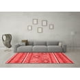 thumbnail image 3 of Ahgly Company Indoor Rectangle Abstract Red Modern Area Rugs, 2' x 3', 3 of 4
