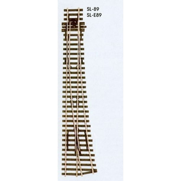 Peco HO Scale Track Code 100 Insulfrog Large Radius Left Turnout/Switch (SL89)