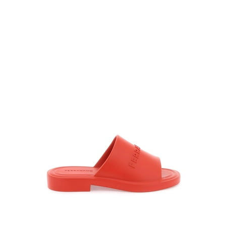 

Salvatore Ferragamo Debossed Logo Rubber Mules Men