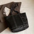 thumbnail image 2 of Bolso Hombro Elegante para Mujer Compras Sencillo Con Cierre Color Sólido PU, 2 of 9