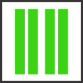 thumbnail image 4 of Sticker Connection | Fender Stripes Hash Marks - Lime Green Vinyl Decal Universal for Car Truck Sticker Racing Stripe (Lime Green), 4 of 4