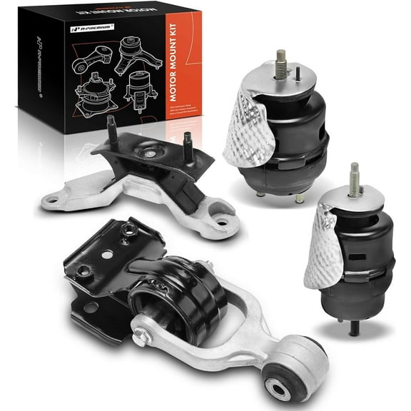 A-Premium 4PCS Engine Motor Mount and Transmission Mount Set [Automatic Transmission] Compatible with Chevrolet Impala 2012-2013, Impala Limited 2014-2016, V6 3.6L, Replace # 22857330 22946377