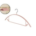 thumbnail image 1 of Dvruxg 10 Pcs Velvet Hangers, Metal Core Clothes Racks, Space-Saving Round Silicone Garment Holders for Closet Organization & Gift Giving, 1 of 5
