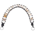 thumbnail image 2 of 1Pc Bead Purse Strap 24.4-25.6" Acrylic Purse Strap Marble Pattern Handbag Chain Short Shoulder Bag Strap Replacement with Alloy Spring Ring for Purse Handbags DIY Crafts, 2 of 7