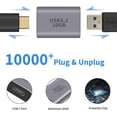 thumbnail image 4 of USB C Female to USB Female Adapter 3.1 Gen2, USB 3.1 A to USB Type C Adapter Double-Sided 10Gbps Support Data Sync and Charging, 4 of 10