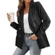 thumbnail image 5 of Chaqueta de otoño para mujer, cárdigan de manga larga, holgado, de Color sólido, con doble botonadura, cálido, Formal, de pana, de negocios, de invierno, para el trabajo, 5 of 5