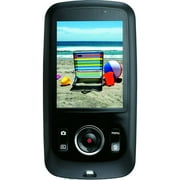 GE Active Series DV-1 - Camcorder - 1080p - 5.08 MP 27 MB - flash card - underwater up to 16ft - velvet red