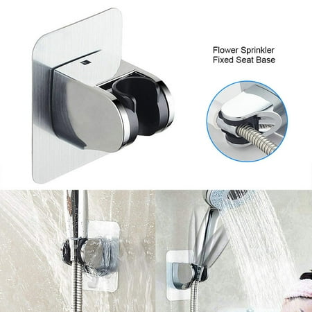 

VeliToy Shower Head Bracket Holder No Drilling Super Glue Angle Adjustable Base