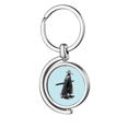 thumbnail image 1 of Mosquetero, solitario. Rotating keychain Metal Keyring Holder, 1 of 2
