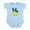 Sky Blue, variant on CafePress - Ukrainian Flag Peace Sign Ukraine Native Body Suit - Baby Light Bodysuit, Size Newborn - 24 Months