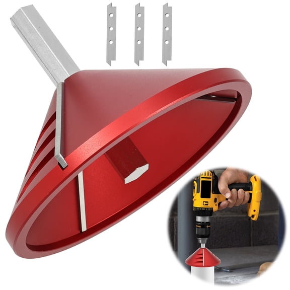TMWEFUSC 2 in 1 Inner Outer PVC Deburring Tool Precise PVC Chamfer Plumbing Tool Pipe Deburring Reamer for CPVC ABS PP PE Pipe