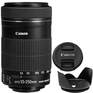 Canon EF-S 55-250mm f/4.0-5.6 IS II Telephoto Zoom Lens - Walmart.com