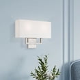 thumbnail image 2 of Livex Lighting - Pierson - 2 Light ADA Wall Sconce in Contemporary Style - 16, 2 of 6