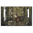 thumbnail image 2 of XYZCANDO Forest Deer Print 2-Seat Golf Cart Seat Cover with 4 Pockets | Universal Non-Slip Washable Protection for EZGO Club Car Yamaha, 2 of 8