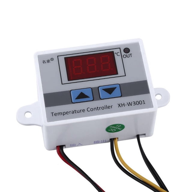 2X 12V Digital LED Controlador de Temperatura Termostato Interruptor de Control