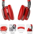 COWIN E7 ANC Bluetooth OverEar Headphones, Red, Wireless & Wired Pair