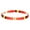 Red G, variant on Women Tila Beads Charm Bracelet Stretch Bracelets Candy Colors Wrap Friendship Bracelets