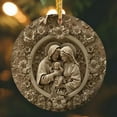 thumbnail image 4 of OAVQHLG3B Nativity Christmas Ornament, Mother Mary and Jesus Ornament, Christmas Hanging Ornament, Christian Decoration for Christmas Tree, Nativity Scene Ornaments Hanging Decor for Women Mom, 4 of 7