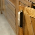 thumbnail image 4 of Goo-Ki 2.5''(64 MM) Hole Centers Champagne Bronze Cabinet Handles, Luxury Zinc Alloy Cabinet Cup Pulls for Dresser,Drawer,and Cupboard, 6 Pack, 4 of 7