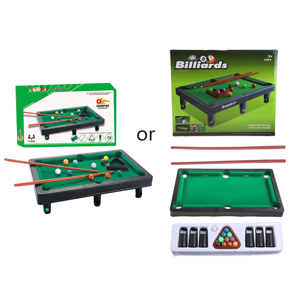 Home Office Desk Games Mini Pool Table Tabletop Desktop Billiards Snooker Game